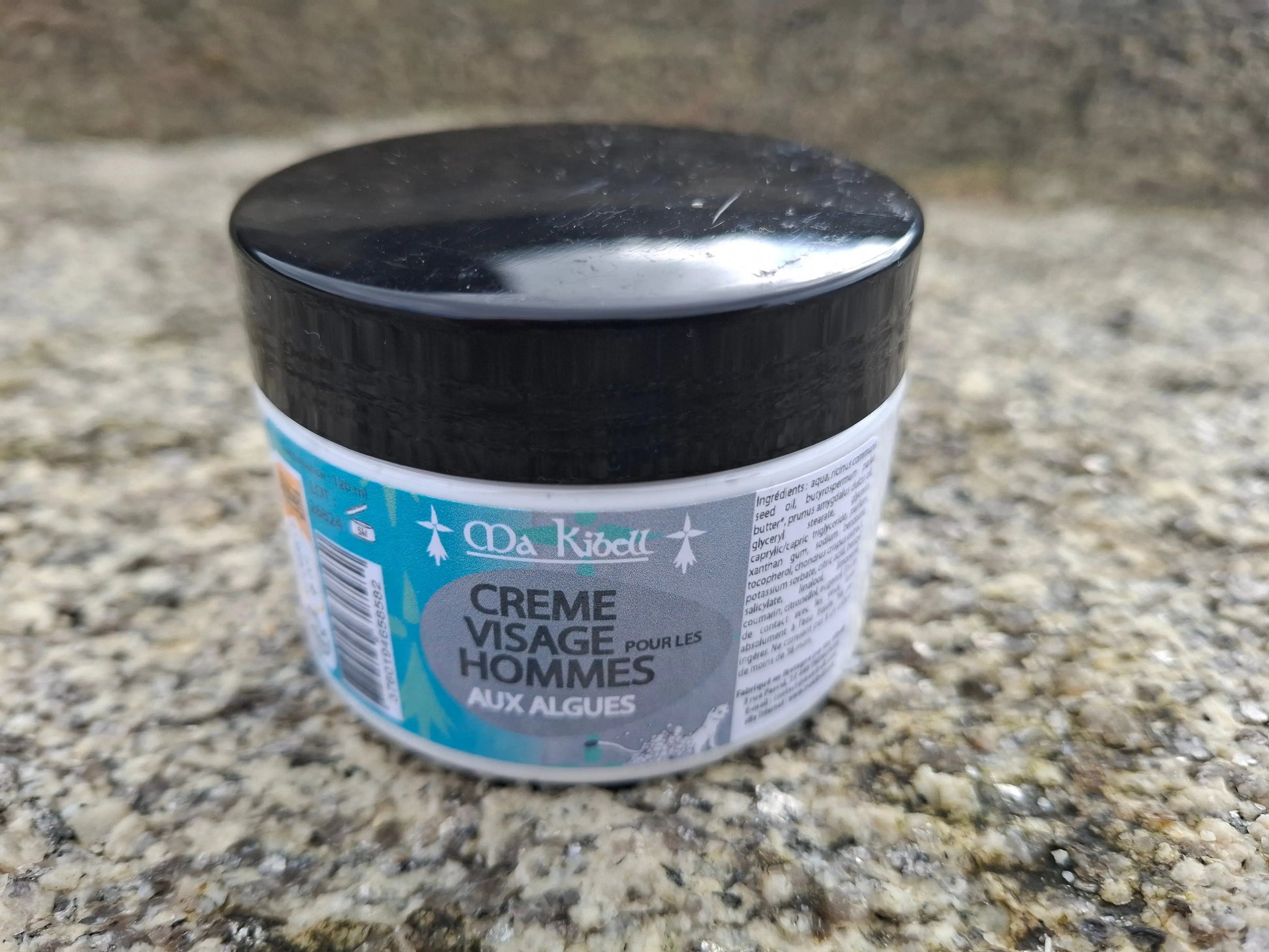 Crème visage pour les Hommes aux Algues CBD Shop The Garden Bio