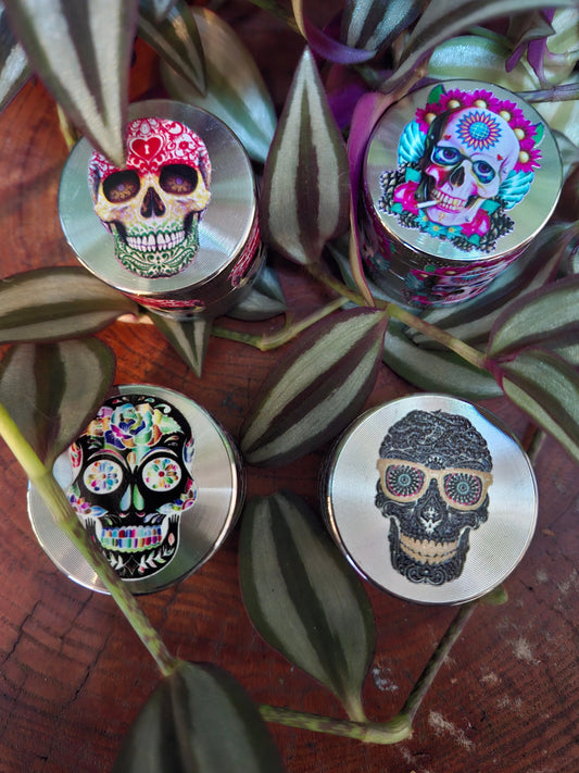 💀 Grinder à herbes – Collection Tête Colorée CBD Shop The Garden Bio