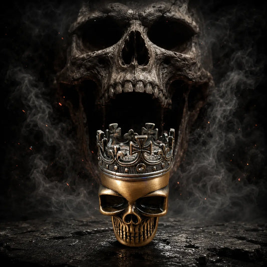 Grinder Metal Skull 3P 46mm CBD Shop The Garden Bio