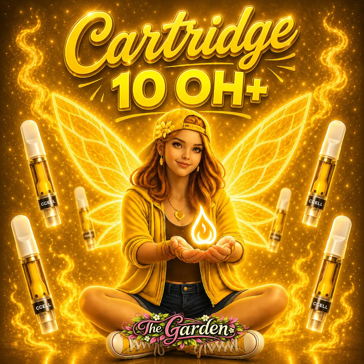 Cartridge 10 OH+ CBD Shop The Garden Bio